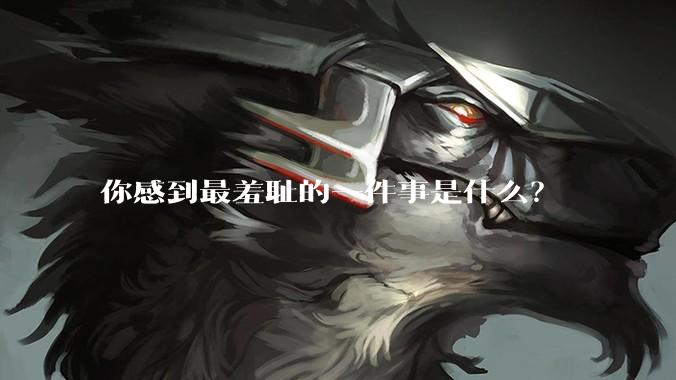 你感到最羞耻的一件事是什么？