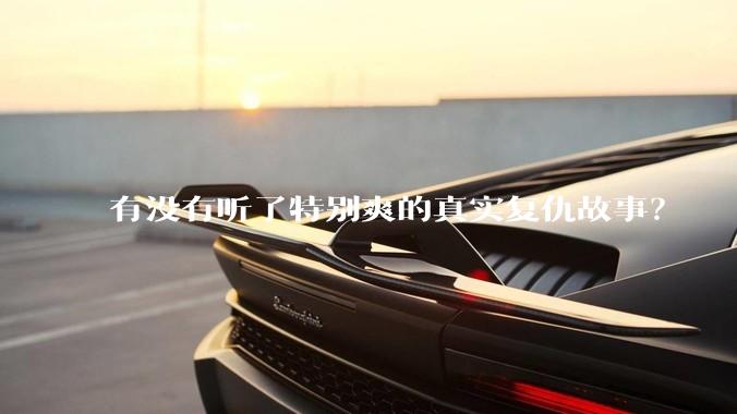 有没有听了特别爽的真实复仇故事？